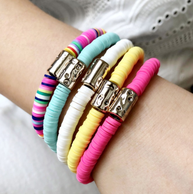 Colorful Bead Stackable Bracelet for Women